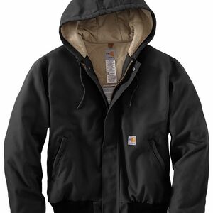 Carhartt Men's FR Duck Active Hooded Jacket - 3Xl Regular - Black - Sealed $ NEW
